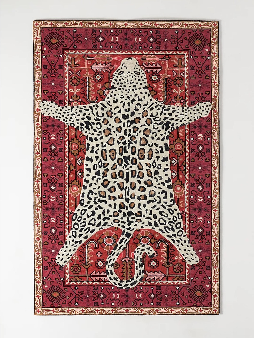 Octavia Hand Tufted Wool Blend Leopard Rug
